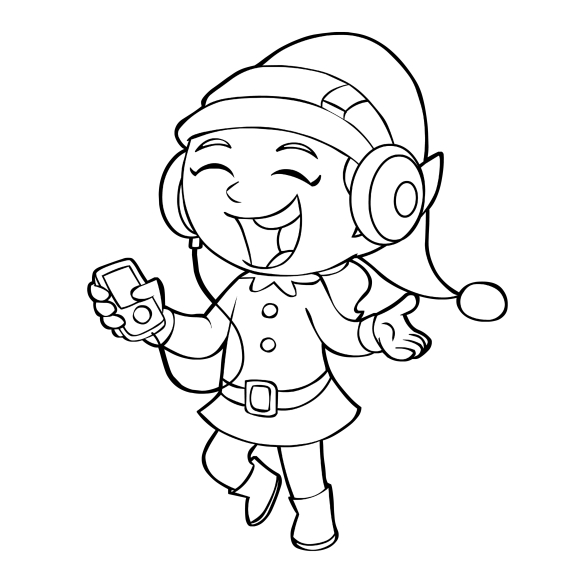 Little red bears special âsantas elves angelsâ coloring images james milson