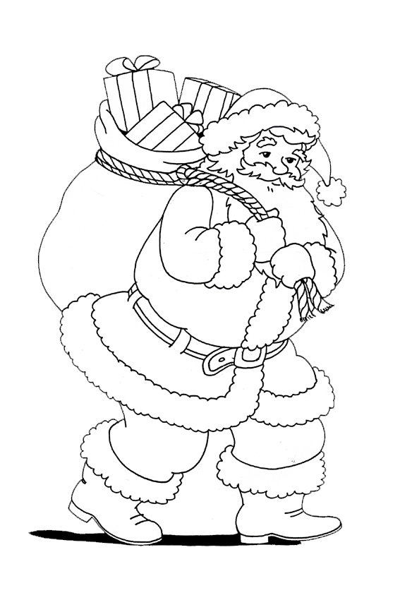 Christmas coloring pages overview with nice coloring pages