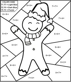 Add and color by number