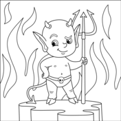 Demons devils coloring pages free coloring pages