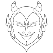 Demons devils coloring pages free coloring pages