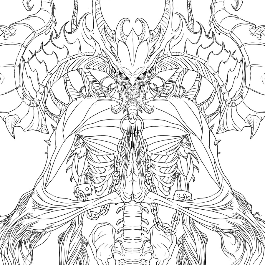 Coloring page diablo video games â printable coloring pages