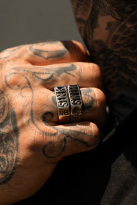 Sink or swim stainless steel rings set of by relentless betrayal