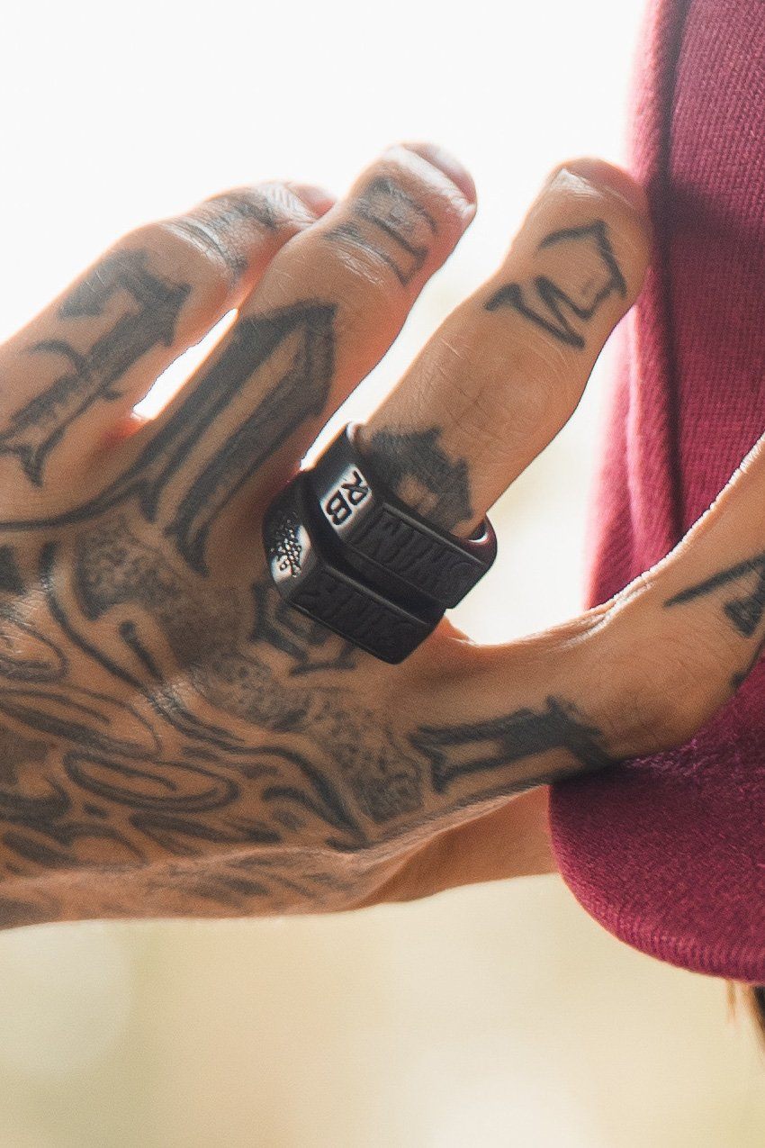 Blackout sink or swim stainless steel rings set of by relentless betrayal