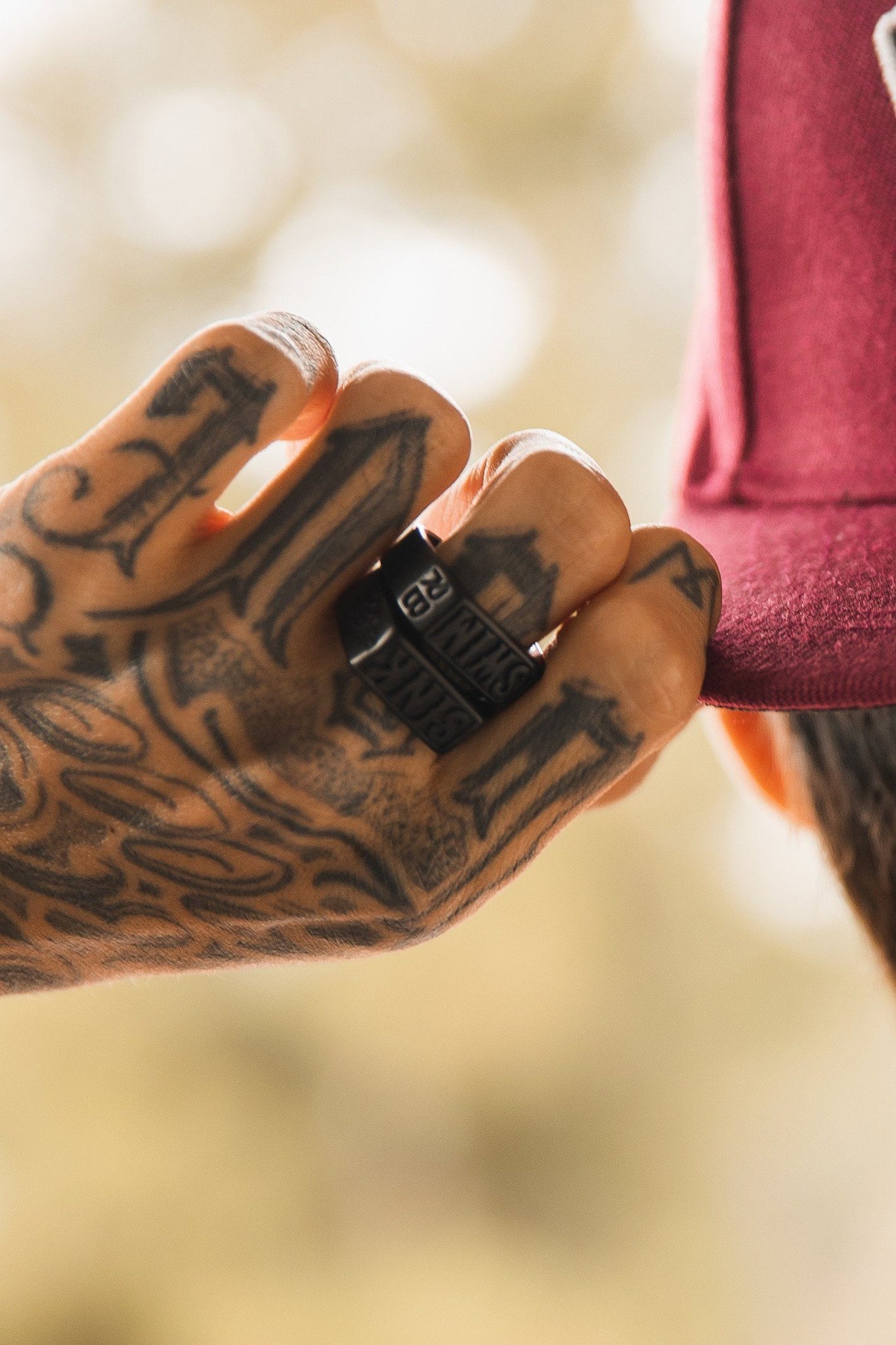 Blackout sink or swim stainless steel rings set of by relentless betrayal