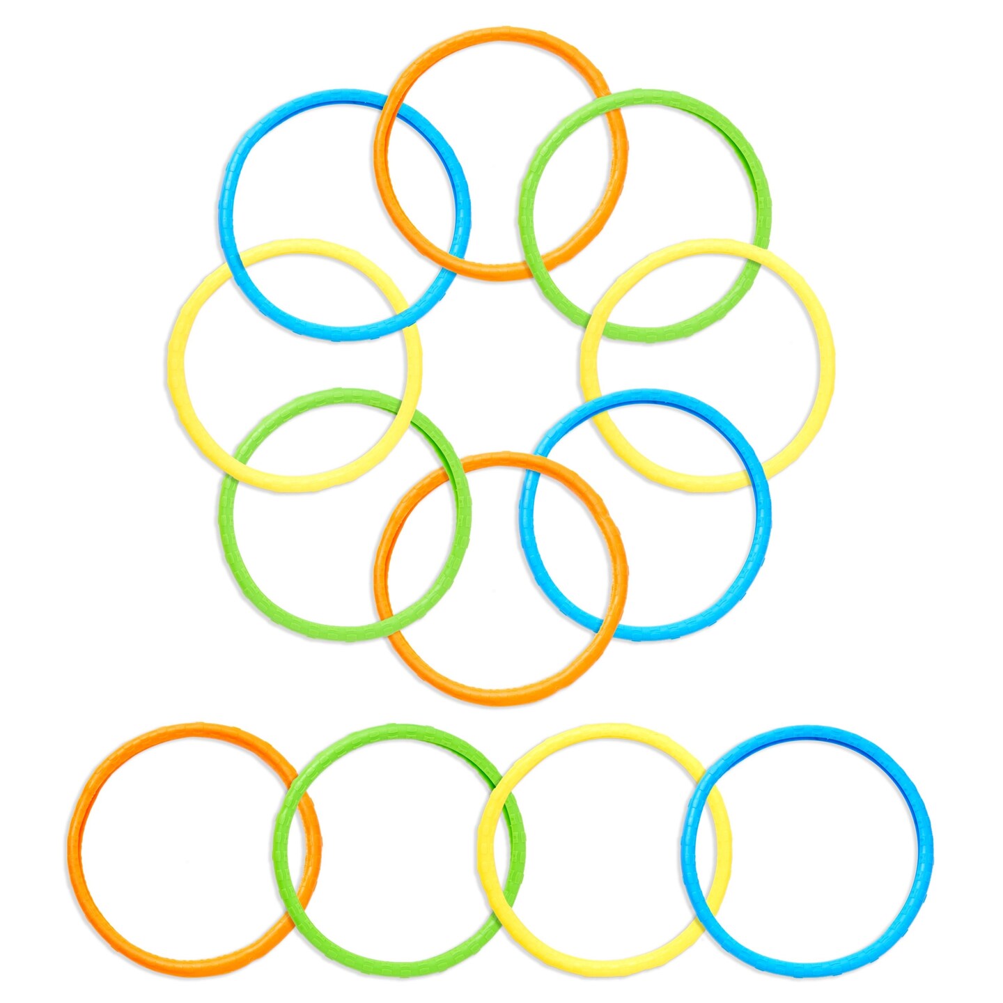 Pack pool diving rings for pool for kids swimming party essentials multicolored pool sinking toys in