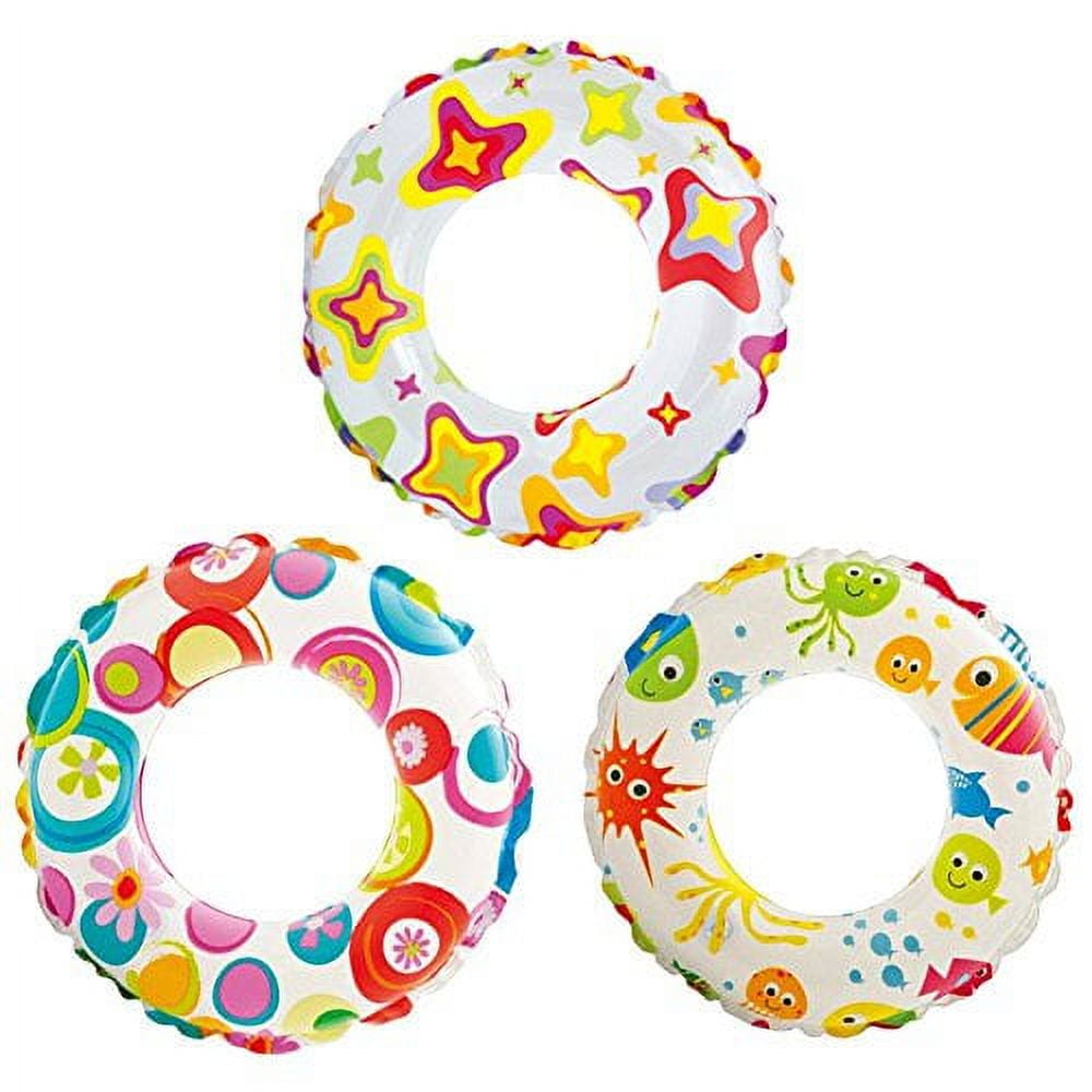 Intex recreation ep lively print swim ring assorted designs