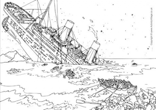 Titanic louring pages