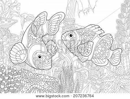 Coloring page vector photo free trial bigstock