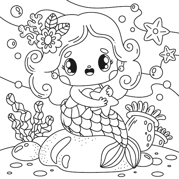 Mermaid drawing images