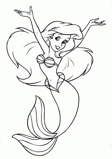 Variedad de imagenes de sirenita ariel para crear adornos disney princess coloring pages princess coloring pages disney coloring pages