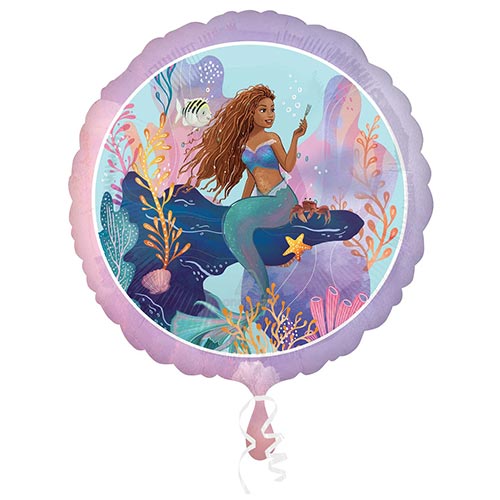 Disney the little mermaid live action round foil helium balloon cm in