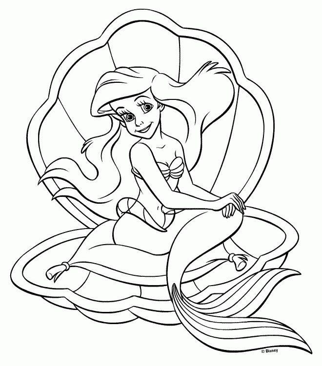 Littlemermaidcoloringpages