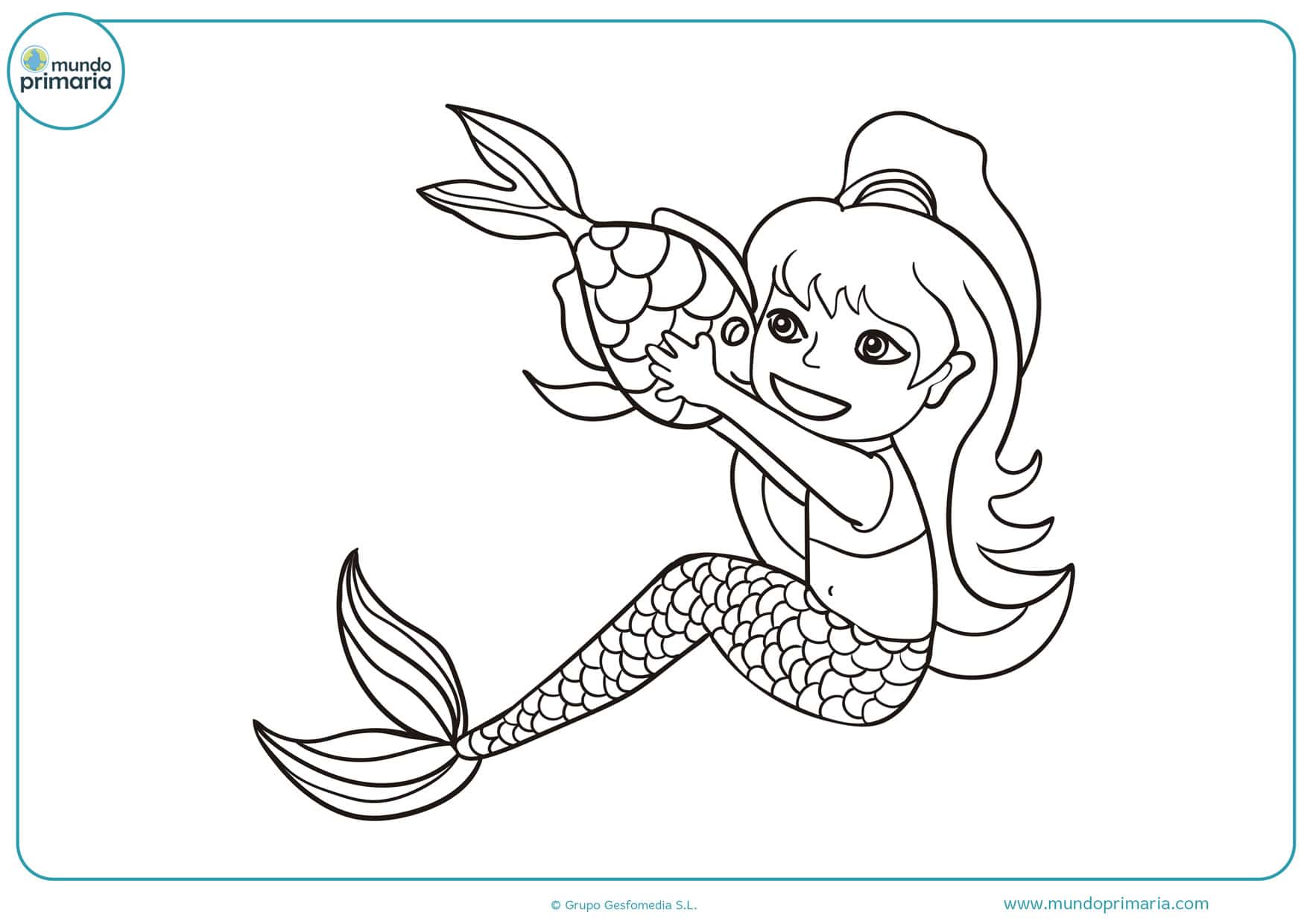 Â dibujos de sirenas para colorear e imprimir gratis