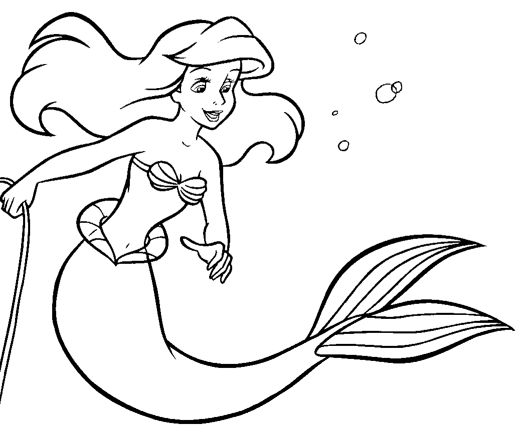 Coloring page the little mermaid animation movies â printable coloring pages