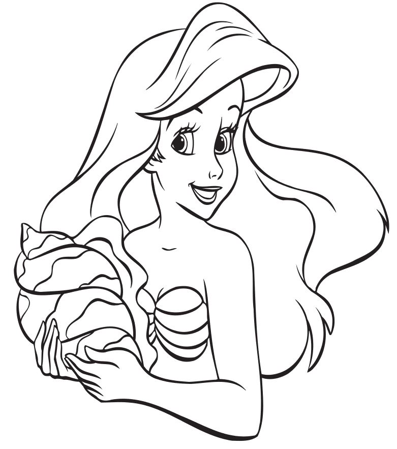 Little mermaid free printable activity book