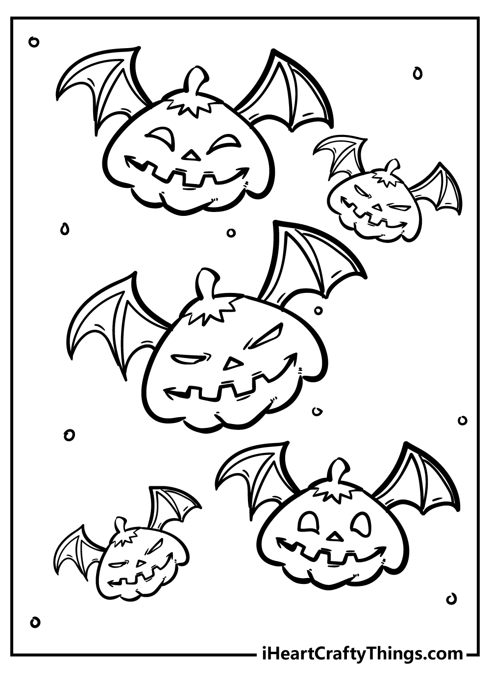 Spooky coloring pages free printables