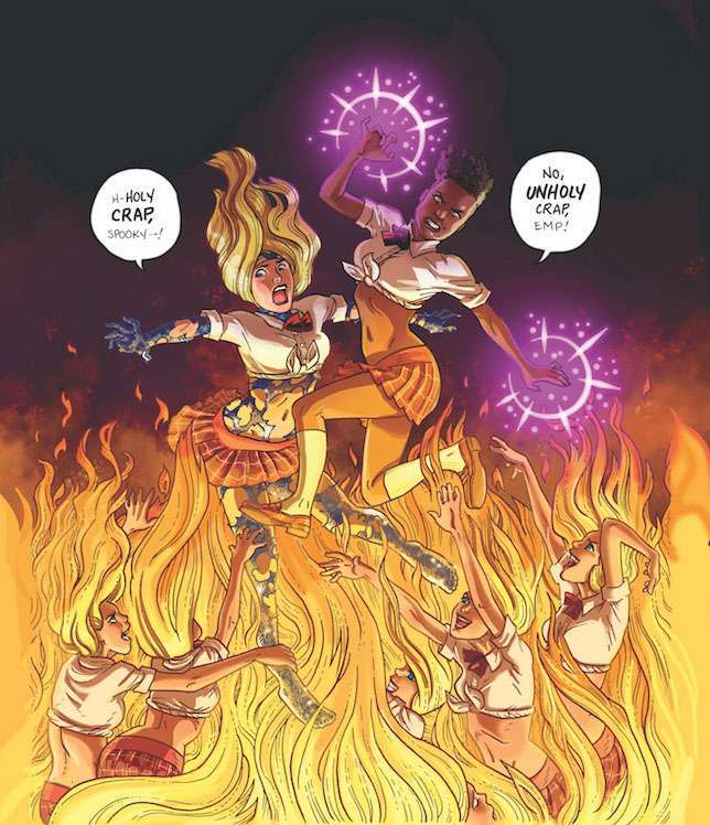 Exclusive interview adam warren sends empowered and sistah spooky to high school hell