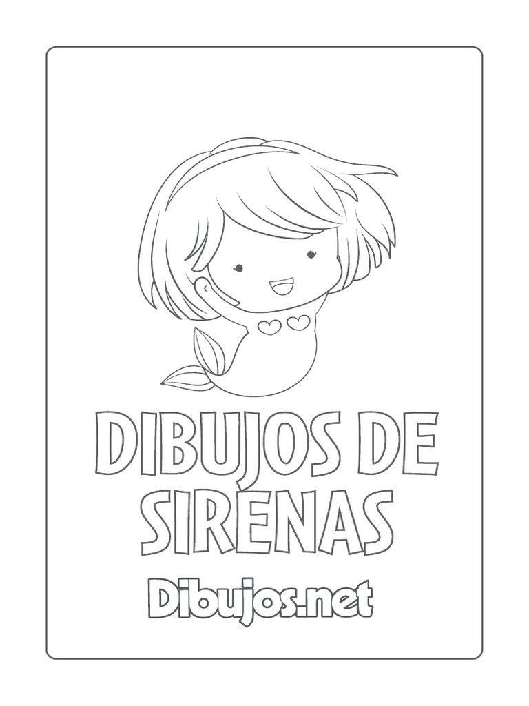 Libro para colorear de dibujos de sirenas pdf pdf