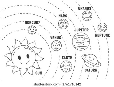 Imãgenes fotos de stock objetos en d y vectores sobre kawaii solar system