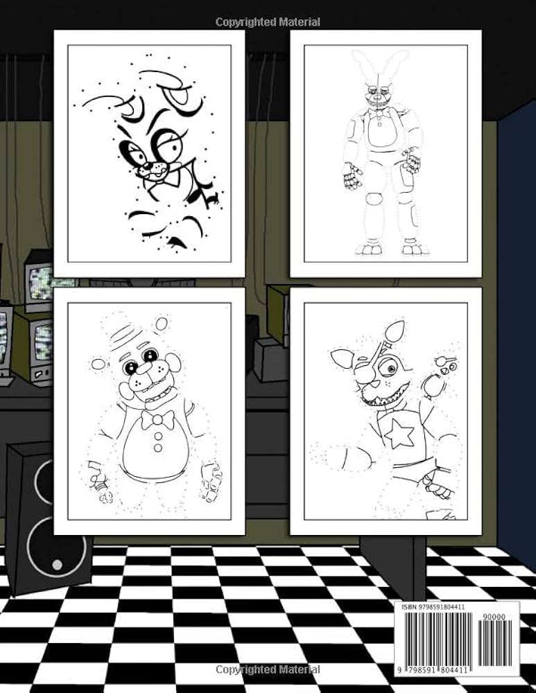 Five nights at freddys tracing and coloring book for kids an amazing coloring book for tracing and coloring with lots of images of five nights at freddys lopez denise books