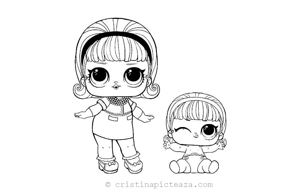 Lol lil sisters coloring pages free download pages