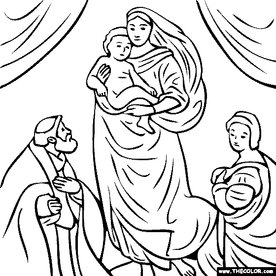 Faous paintings coloring pages