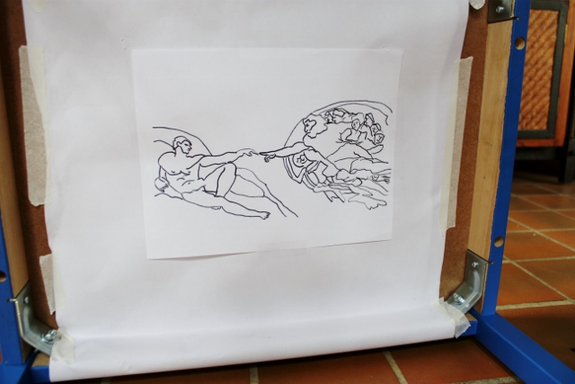 Kid art lesson painting the sistine chapel â