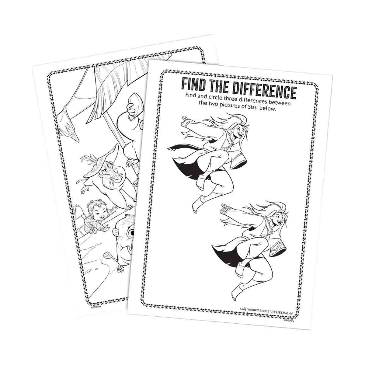 Disney raya jumbo coloring activity book