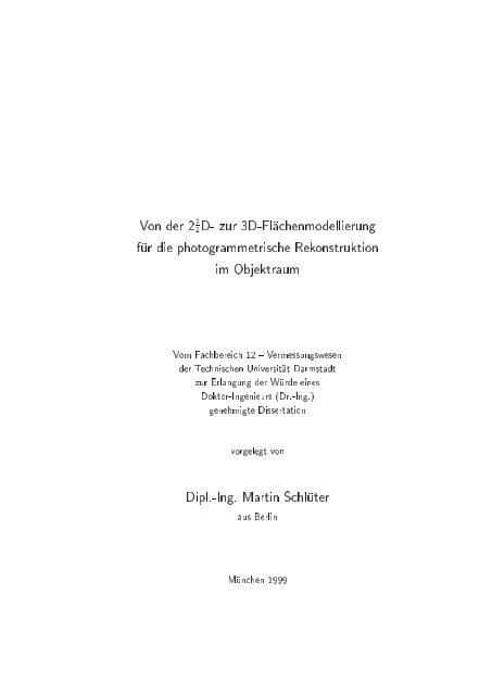 Dissertation martin schlãter