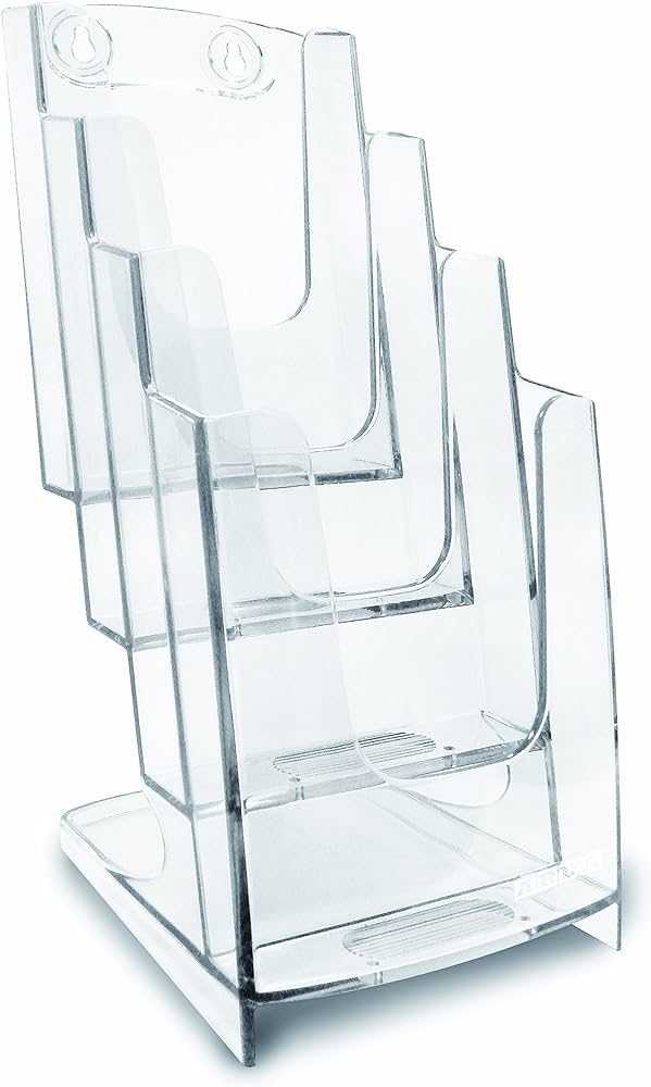 Arda wandzeitschriftenstãnr mit fãchern format a kapazitãt blatt ã g transparentes display bãrobedarf schreibwaren