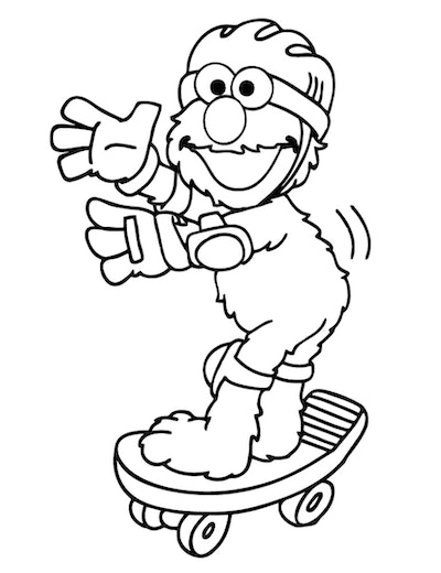 Free skateboarding coloring pages for skaters of all ages