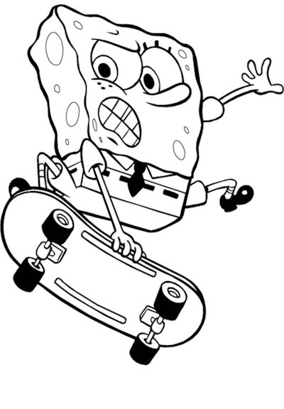 Free skateboarding coloring pages for skaters of all ages
