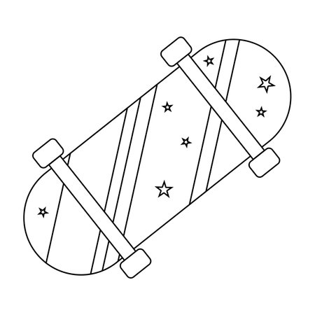 Skateboard coloring page cliparts stock vector and royalty free skateboard coloring page illustrations