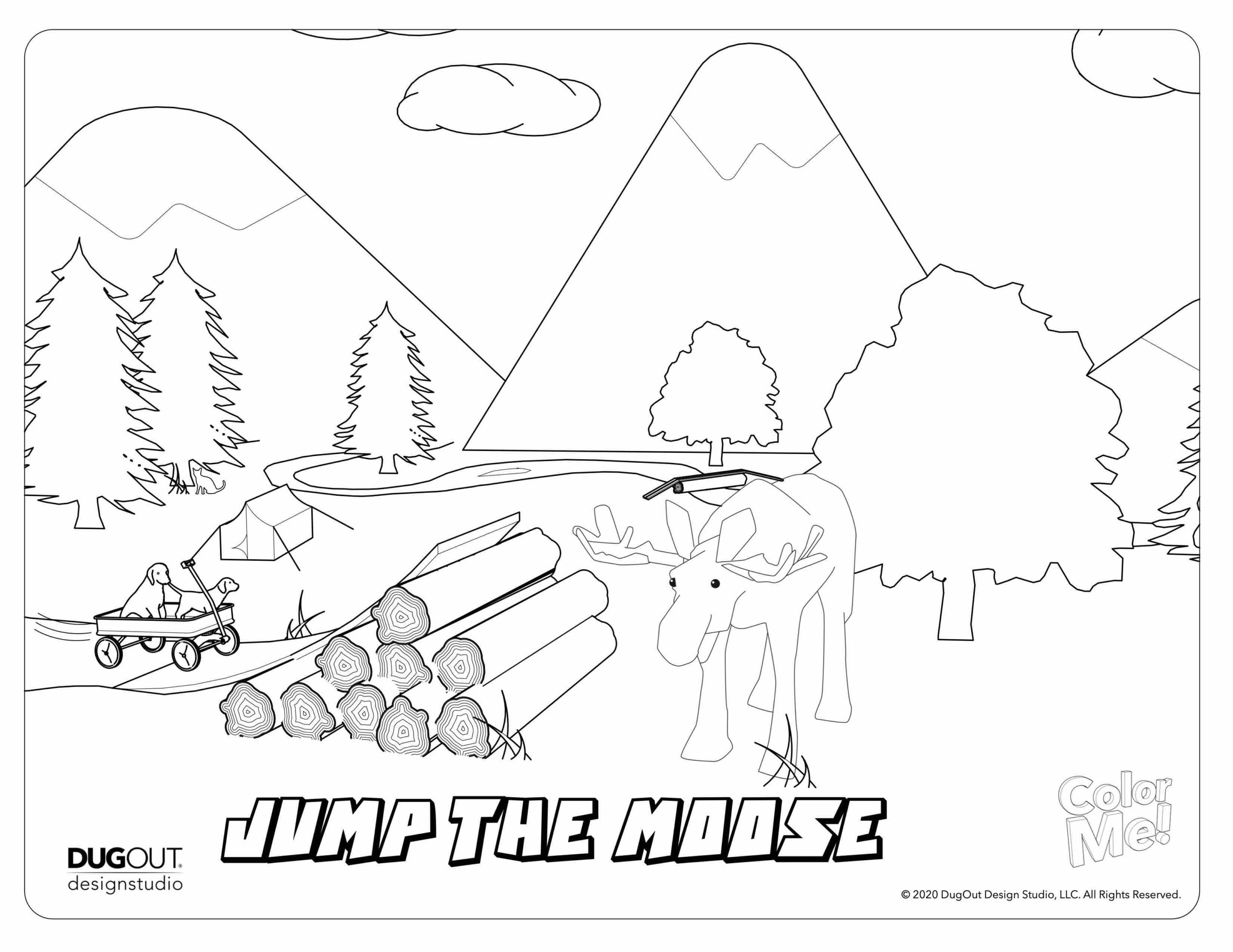 Free coloring and activity book for future skatepark designers