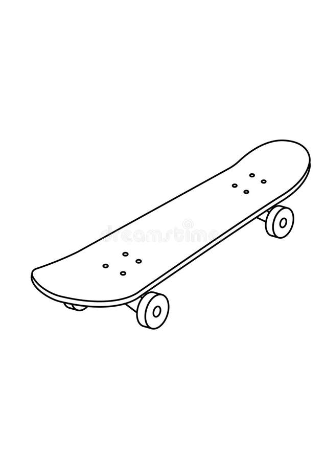 Black white skateboard stock illustrations â black white skateboard stock illustrations vectors clipart