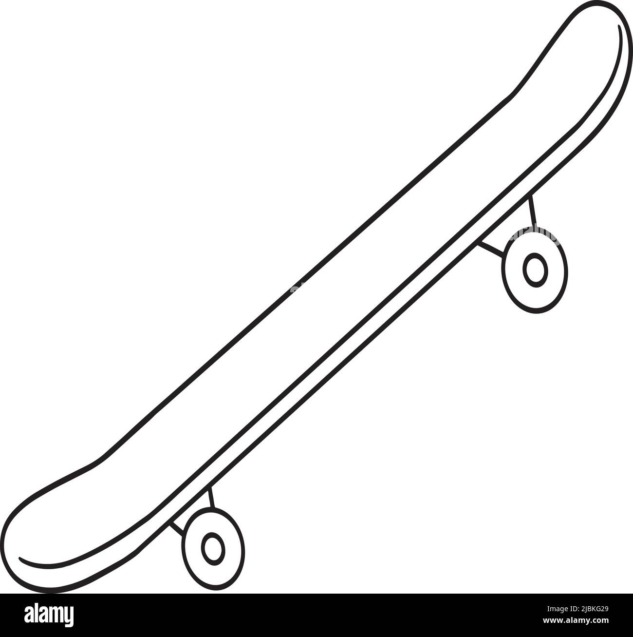 Skateboard vector black and white stock photos images