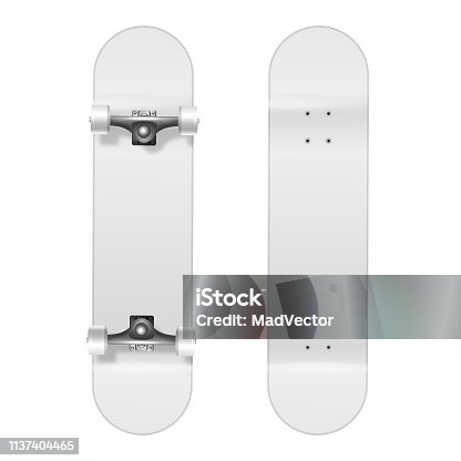 Skateboard design template stock photos pictures royalty
