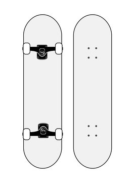Skateboard deck template images â browse photos vectors and video