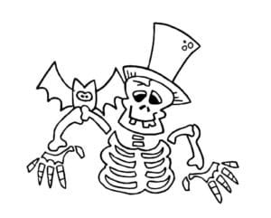 Skeleton coloring pages âï free coloring pages