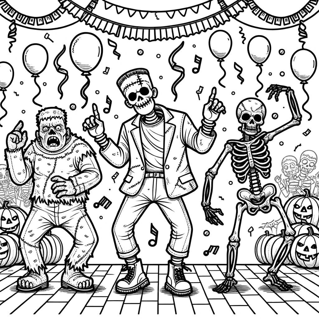 Halloween coloring pages for kids free and printable images
