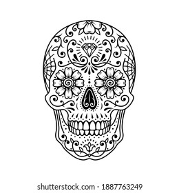 Mexican skull drawing images stock photos d objects vectors