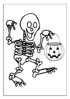 Printable skeletons the ultimate halloween coloring pages collection pdf