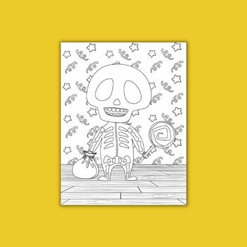 Printable halloween skeleton coloring pages november coloring sheets made by teachers