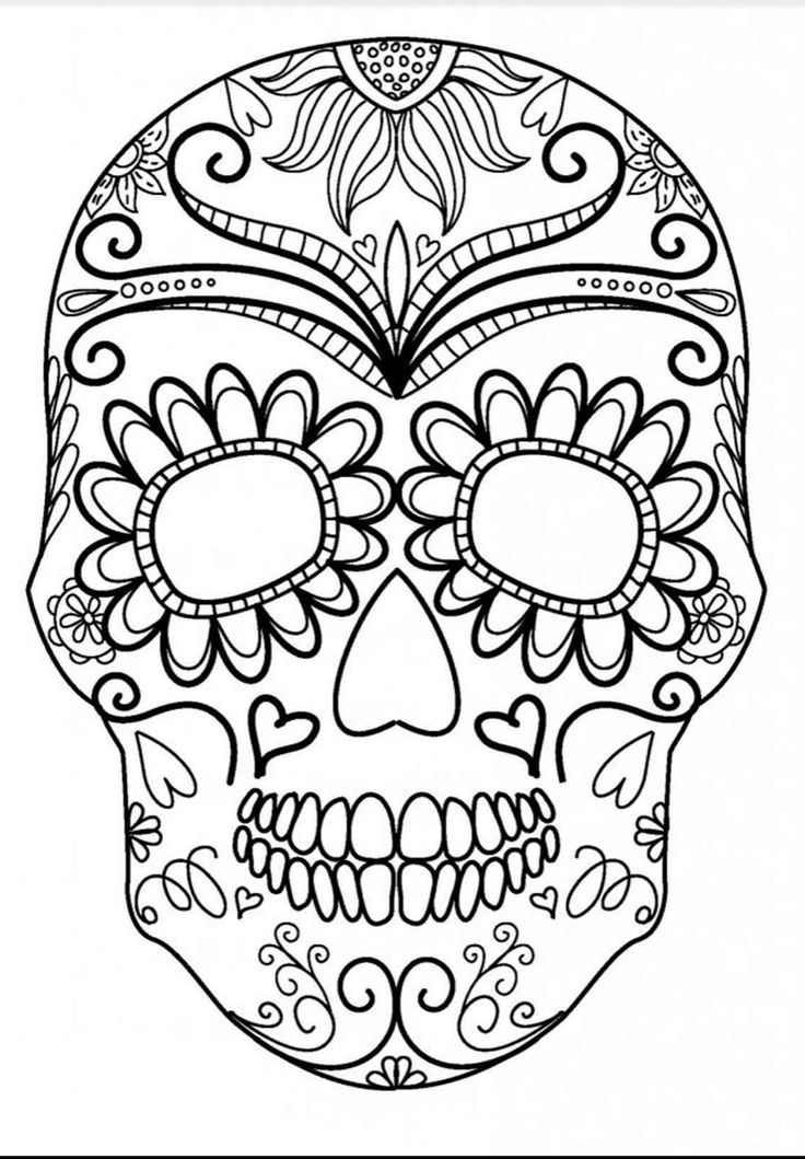 Pin by laura james on eatdrinkbescary halloween coloring pages coloring pages for boys skull coloring pages