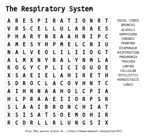 Skeleton word search