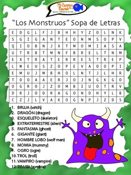 Day of the dead activity includes coloring page word search