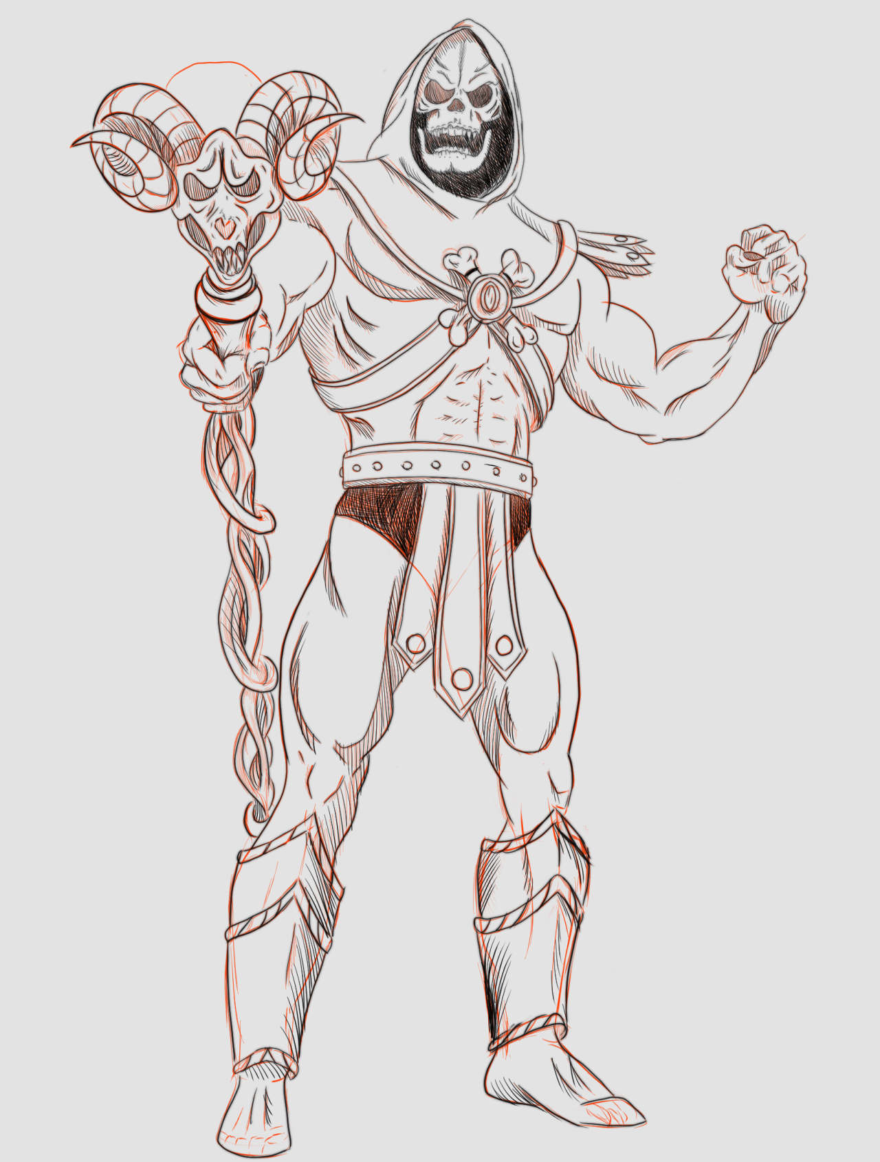 Storm trion â hello this is a sketch of skeletor i