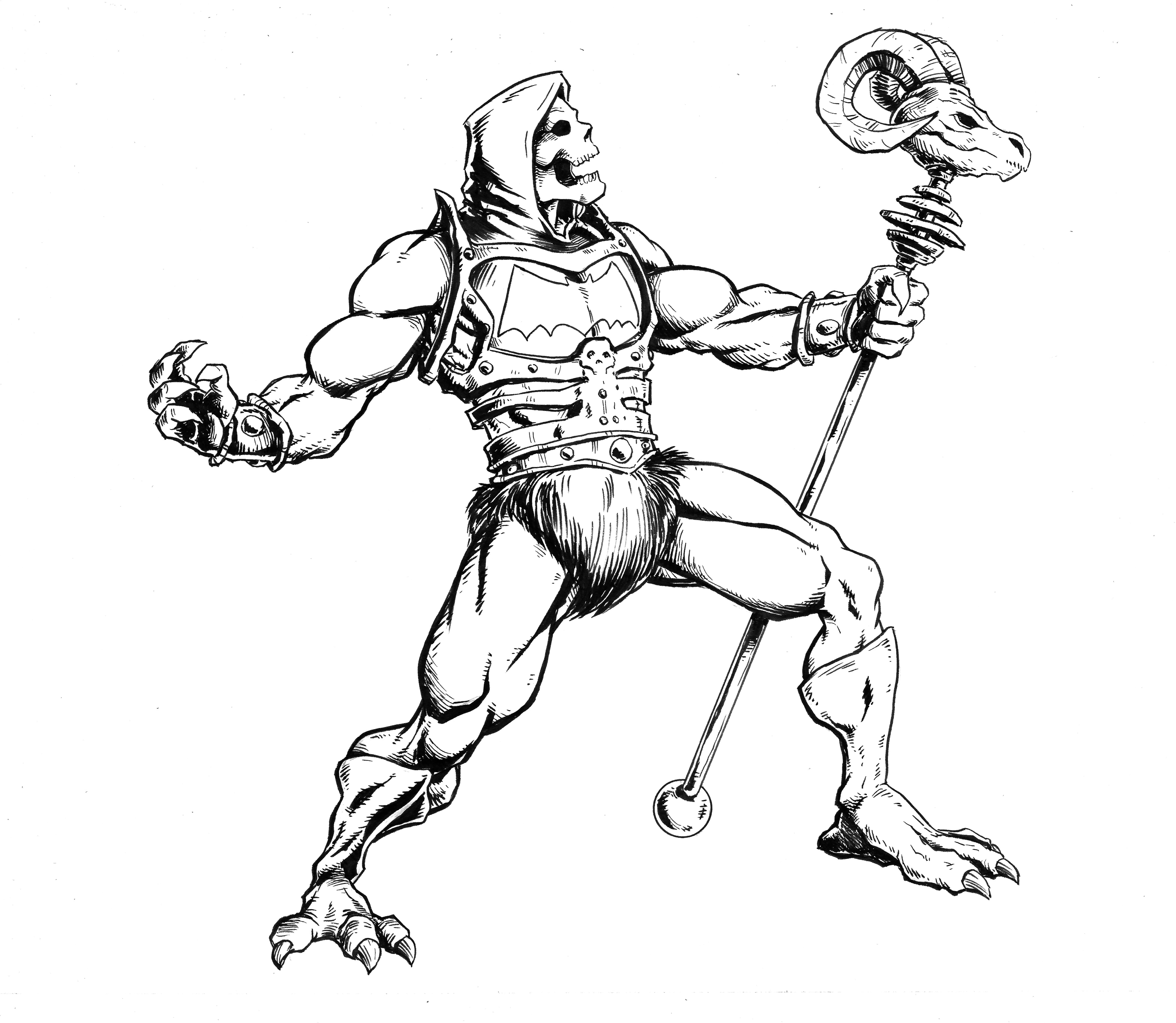Skeletor â art and design for ics and games