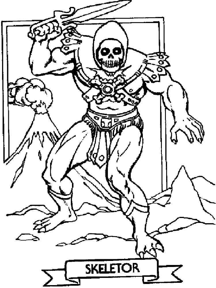 He man coloring pages